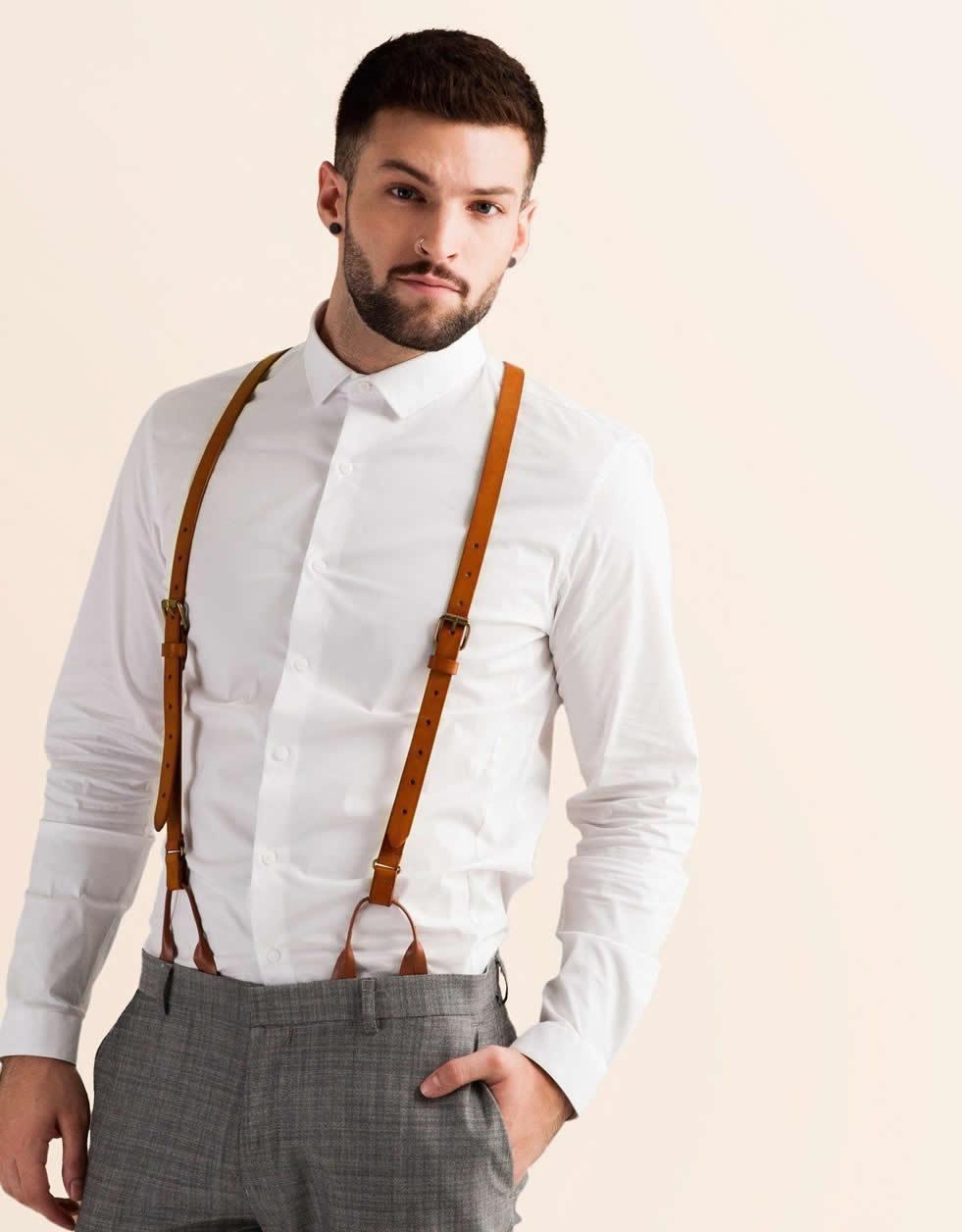 Leather Suspenders