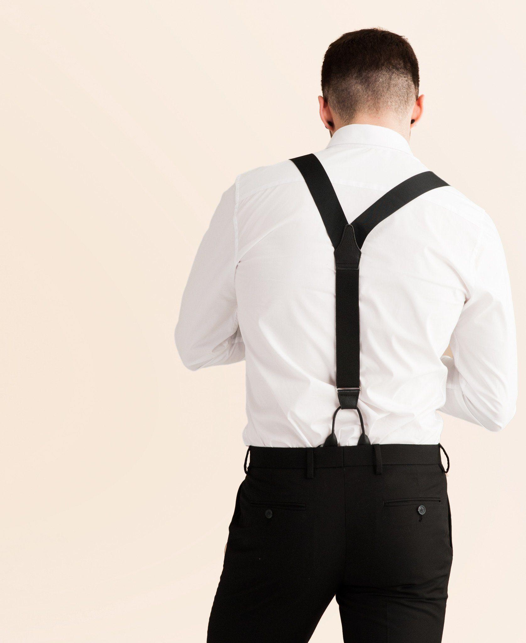 Back to Black - Formal Black Suspenders Back to Black - Formal Black Suspenders