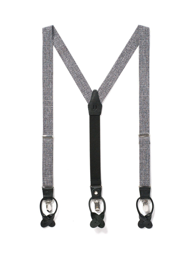 Cobblestone Cruiser - Grey Suspenders - JJ Suspenders