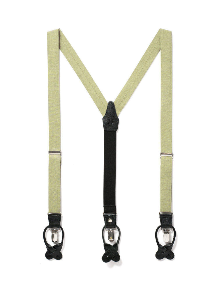 Egyptian Sands - Classic Olive Suspenders - JJ Suspenders