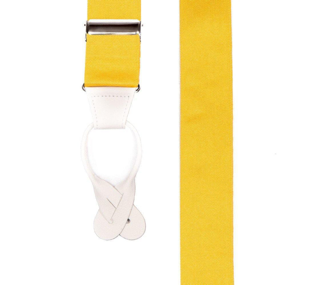 Mellow Yellow - Classic Yellow Suspenders - JJ Suspenders