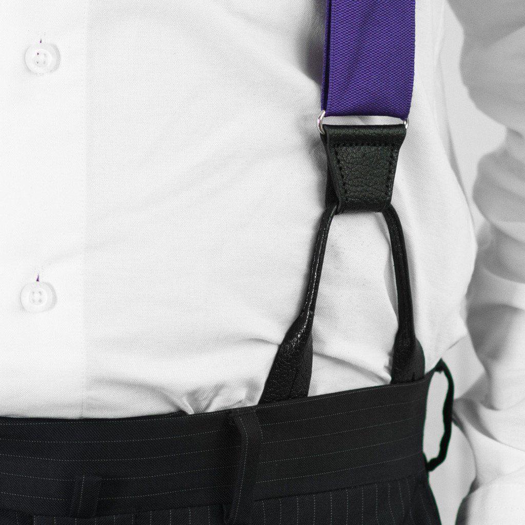Purple Haze - Formal Purple Suspenders - JJ Suspenders