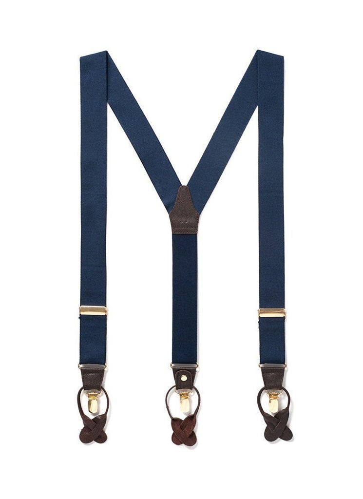 Royal Sapphire - Formal Navy Suspenders - JJ Suspenders