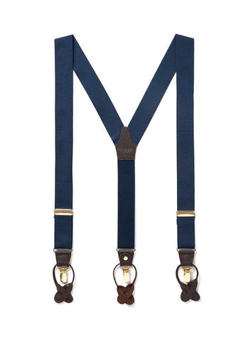 【THE MOZZ】Teeny Button Suspenders One Piece Button Suspenders - JJ Suspenders