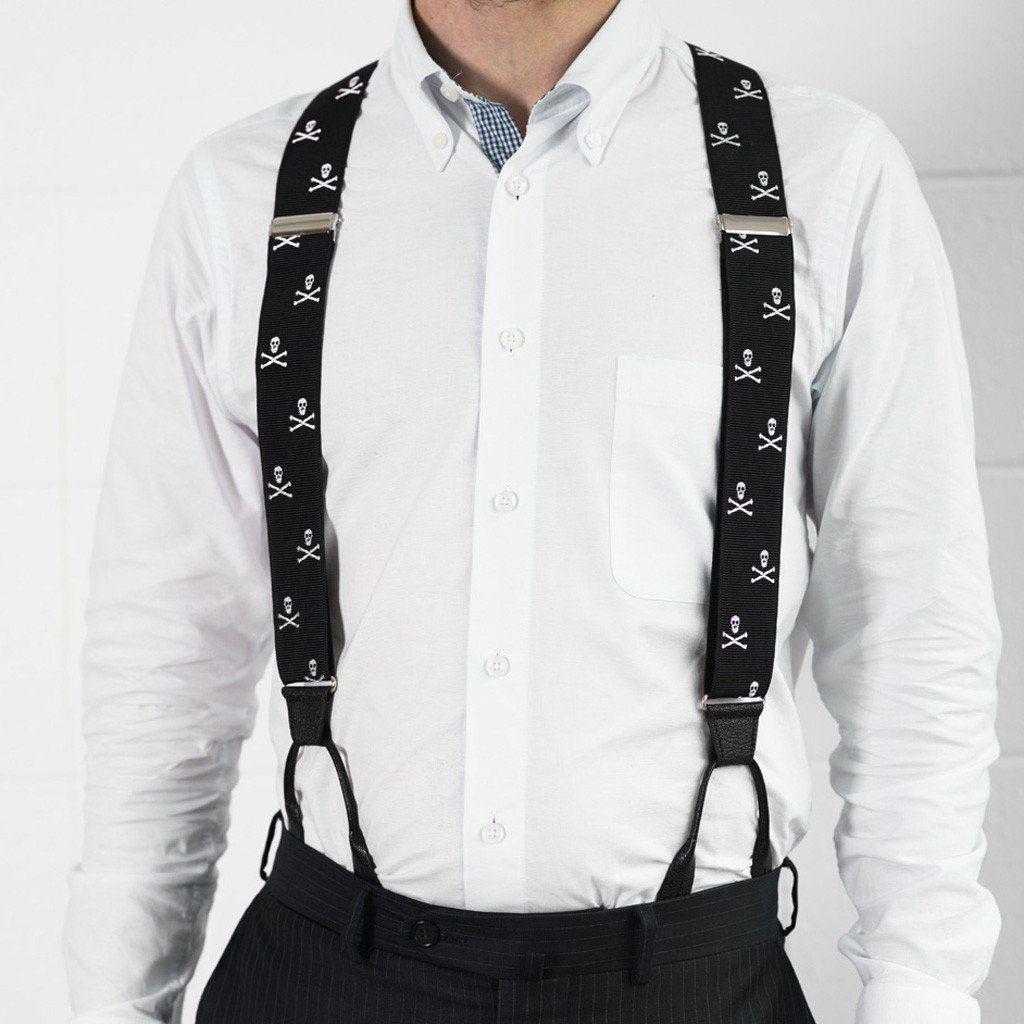 Black dress hot sale suspenders