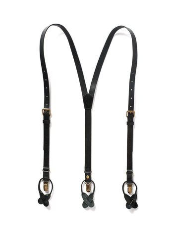 chanel suspenders women black